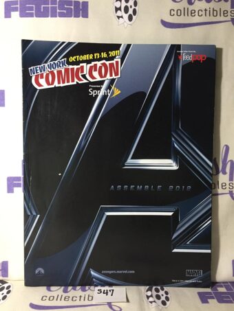 New York Comic Con Program Guide (Oct 13, 2011) Avengers Marvel [S47]