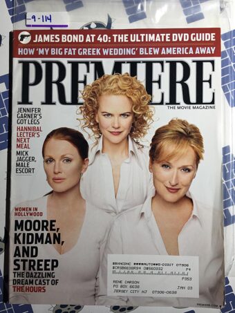 Premiere Magazine (November 2002) Nicole Kidman Meryl Streep Julianne Moore [9114]