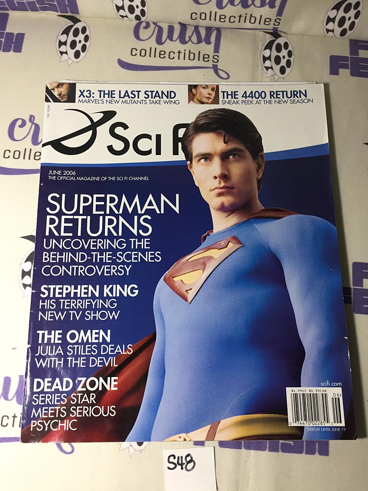 Sci Fi Magazine (June 2006) Superman Returns Brandon Routh Kevin Spacey Julia Stiles  [S48]