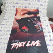They Live Original Movie Poster Licensed Beach Towel