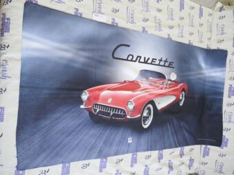 Classic Chevrolet Chevy Corvette 27×51 inch Licensed Beach Towel [T45]