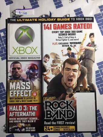 Official Xbox Magazine (2007) Rock Band, Halo 3, Mass Effect [9160]