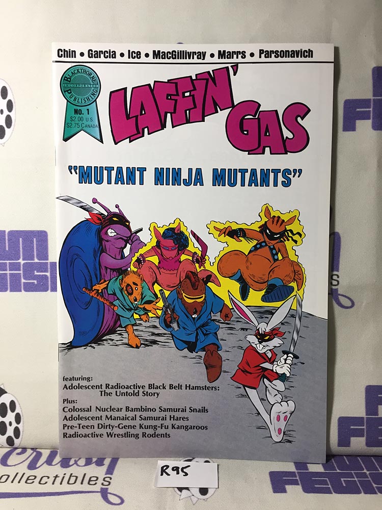 Laffin’ Gas Mutant Ninja Mutants Comic Book Issue No.1 June 1986 Andy Ice R95