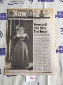 New York Daily News (Apr 8, 1996) Luciano Pavarotti, Aprile Millo Opera Singer Newspaper Cover V60