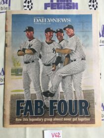 New York Daily News (Oct 3, 2010) Four Core Jeter, Posada, Pettitte, Rivera Baseball Newspaper V62