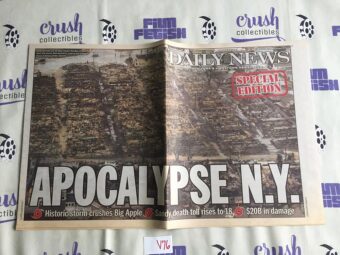 New York Daily News (Oct 31, 2012) Apocalypse N.Y. Special Edition Newspaper Cover V76