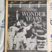 New York Daily News (Nov 7, 2001) Yankees 1996-2001 Wonder Years Baseball Cover V82