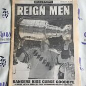 New York Daily News (Jun 16, 1994) Adam Graves, Esa Tikkanen Ice Hockey Newspaper Cover V90