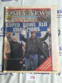 New York Daily News (Feb 6, 2008) Eli Manning Football Newspaper Cover V98