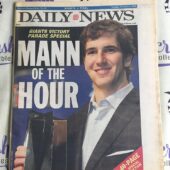 New York Daily News (Feb 5, 2008) Eli Manning Giants Victory Football Newspaper Cover V99