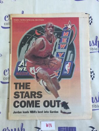 New York Daily News (Feb 5, 1998) Michael Jordan Basketball Newspaper Cover W18