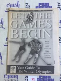 New York Daily News (Feb 1 1998) Michelle Kwan Figure Skating Newspaper Cover W21