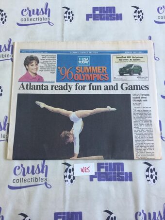 USA Today (Jul 19, 1996) Mary Lou Retton Gymnastic Newspaper Cover W25