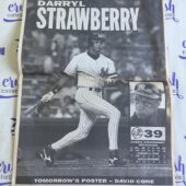 Set of 3 New York Daily News Vintage Newspaper Editions Sports, Derek Jeter, Andy Pettitte, Darryl Strawberry (1996) [W28]