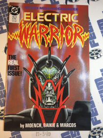 Electric Warrior Comic Book Issue No.9 1987 Doug Moench Jim Baikie Pablo Marcos DC Comics 12340