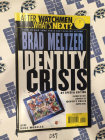 Identity Crisis Comic Book Issue No.1 2009 Brad Meltzer Rags Morales DC Comics D87