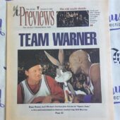 The Record Previews (Nov 15, 1996) Michael Jordan, Bill Murray Basketball Newspaper Cover W35