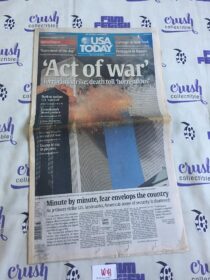 USA Today Newspaper (Sep 12, 2001) 911 Act Of War Full Edition Newspaper W41