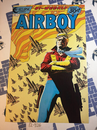 Airboy Comic Book Issue No. 7 1986 Jeff Butler Eclipse Comics 12326