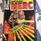 Mark Hazzard: MERC Comic Book Issue No. 1 1986 Peter David Marvel Comics 12338