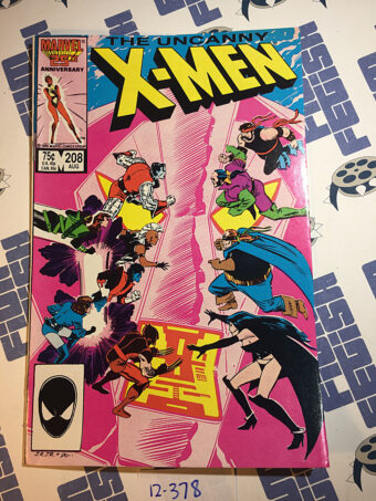 The Uncanny X-Men Comic Book Issue No. 208 1986 John Romita Jr. Marvel Comics 12378