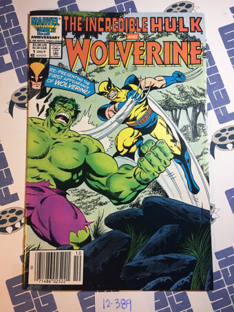 The Incredible Hulk And Wolverine Comic Book Issue No.1 1986 Jack Abel John Byrne Marvel Comics 12389
