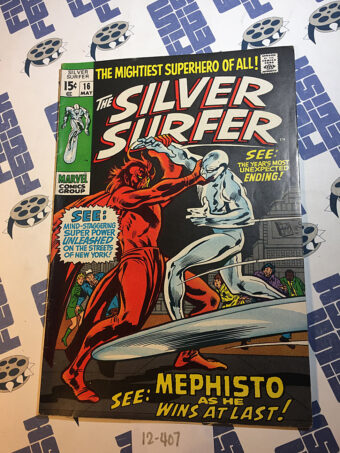 The Silver Surfer Comic Book Issue No. 16 1970 Stan Lee Marvel Comics 12407