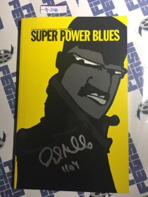 Super Power Blues Graphic Novel 2003 Signed by Artist Dave Morello Unred Comic 9240