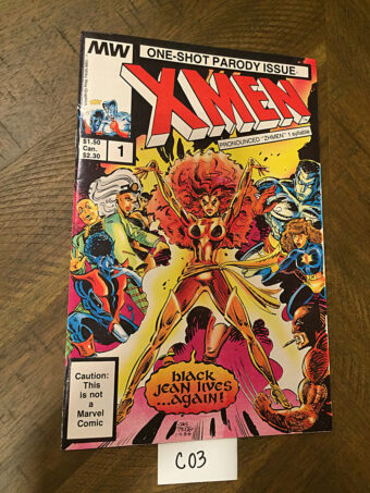 One-Shot Parody Issue X-men Comic Book Issue No.1 1986 Milky Way C03