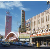 Downtown Las Vegas Fremont Street The Mint, Boulder Club and Joe W. Brown’s Horseshoe Photo (1950s) [220417-6]