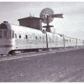 The Denver Zephyr Burlington Route Silver King (March 6, 1937) Otto Perry [221010-15]
