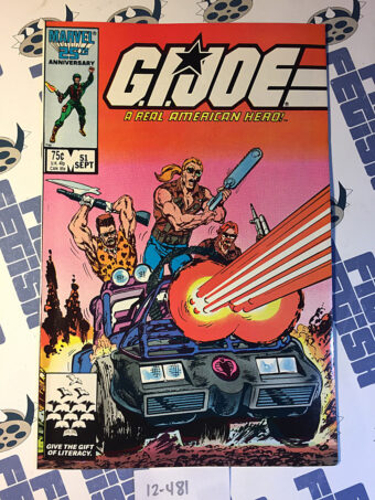 G.I. Joe A Real American Hero Comic Book Issue No. 51 1986 Larry Hama Marvel  12481