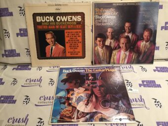 Set of 3 Buck Owens Buckeroos Vinyl Editions Together Again, Roll Out the Red Carpet and Guitar Player J76