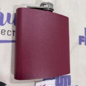 6 oz. Matte Engravable (Laserable) Stainless Steel Flask