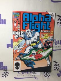 Alpha Flight Annual Comic Book Issue No. 1 1986 Bill Mantlo Marvel Comics  R80