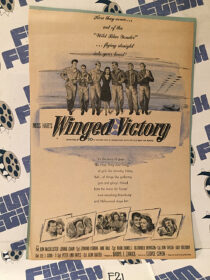 Winged Victory (1944) Original Full-Page Magazine Advertisement, Mark Daniels, Edmond O’Brien, Lon McCallister [F21]