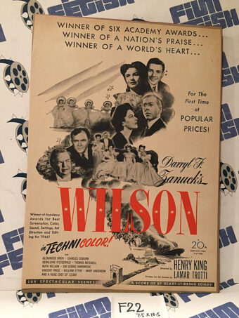 Wilson (1944) Original Full-Page Magazine Advertisement, Charles Coburn, Geraldine Fitzgerald [F22]