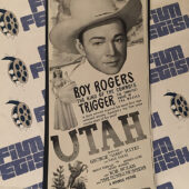 UTAH (1945) Original Full-Page Magazine Advertisement, Roy Rogers, Trigger [F32]