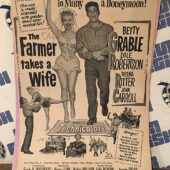 The Farmer Takes a Wife (1953) Original Full-Page Magazine Advertisement, Betty Grable, Dale Robertson [F40]