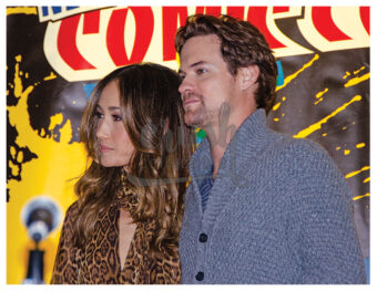 Actors Shane West and Maggie Q Nikita Press Event Photo [221114-10]