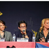 Original The Walking Dead Cast Lauren Cohan, Steven Yeun and Laurie Holden at 2011 Press Event Photo [221114-15]