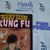 Cover Artist Neal Adams HAND SIGNED The Deadly Hands of Kung Fu (July 1975, Vol 1 No 14) Comic Book Magazine Bruce Lee Special Issue [Y91]