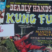 Cover Artist Neal Adams HAND SIGNED The Deadly Hands of Kung Fu (June 1974, Vol 1 No 2) Comic Book Magazine Bruce Lee, David Carradine [T66]