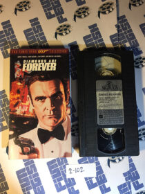 Diamonds Are Forever VHS, Dr. No VHS & From Russia With Love VHS