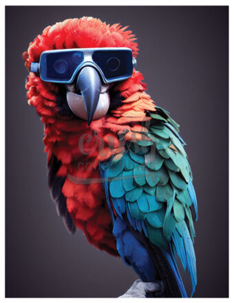 The Museum of Fantasy Art Print Series: Macaw [DP-221114-1]