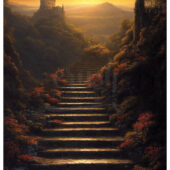 The Museum of Fantasy Art Print Series: Armageddon Steps Art Print [DP-221118-10]