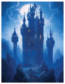 The Museum of Fantasy Art Print Series: Castle Keep Art Print [DP-221118-3]
