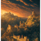 The Museum of Fantasy Art Print Series: Cloud City Art Print [DP-221118-9]