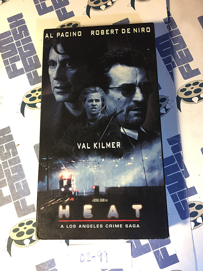 Heat (VHS, 1996) Robert De Niro, Al Pacino, Tom Sizemore, Jon Voight [0299]