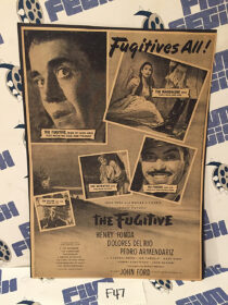 The Fugitive (1947) Original Full-Page Magazine Advertisement, Henry Fonda, Dolores del Rio [F47]
